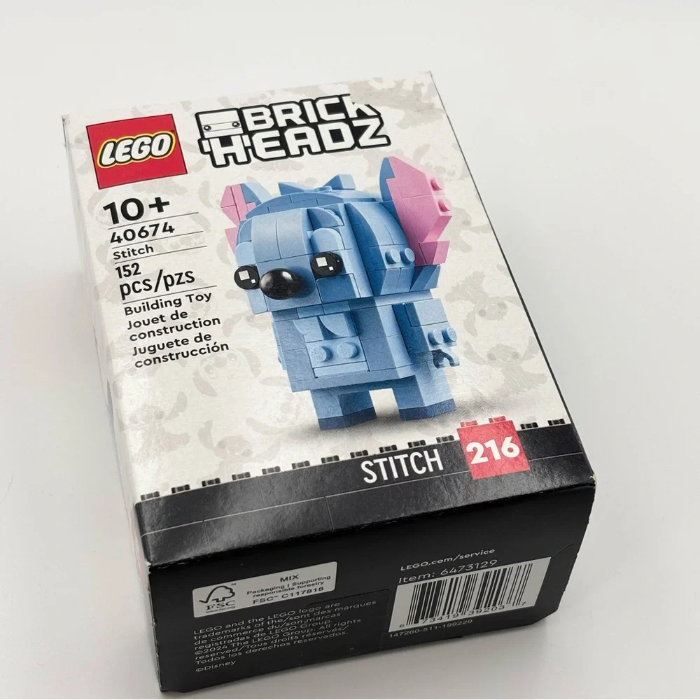 LEGO‎ BrickHeadz Stitch with Blue and Pink Pieces 152pcs  Building Toy
